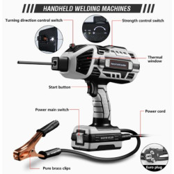 Weld Anywhere with Precision – Powerful Welding On the Go – Handheld Portable ARC Welder with Adjustable Current