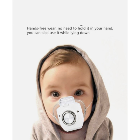 Breathe Easier Anytime, Fast Relief On the Go – Portable Rechargeable Nebulizer for Adults & Kids