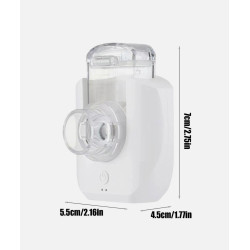 Breathe Easier Anytime, Fast Relief On the Go – Portable Rechargeable Nebulizer for Adults & Kids