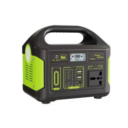 Portable Power Station 300W - Solar Powered Generator 110V Pure Sine Wave with AC Outlet, Solar Power Bank for Home, Camping, Outdoor Use