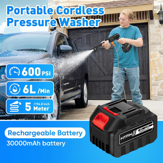 Portable Cordless Pressure Washer 