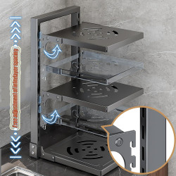 Maximize Cabinet Space – Adjustable Pots & Pans Organizer Rack