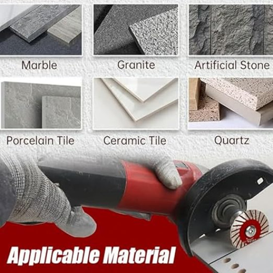 Professional Diamond Saw Blade Set for Granite, Marble, Tile & Concrete – Precision Stone Cutting Discs (2pcs)