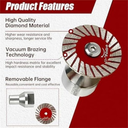 Professional Diamond Saw Blade Set for Granite, Marble, Tile & Concrete – Precision Stone Cutting Discs (2pcs)