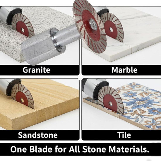 Professional Diamond Saw Blade Set for Granite, Marble, Tile & Concrete – Precision Stone Cutting Discs (2pcs)