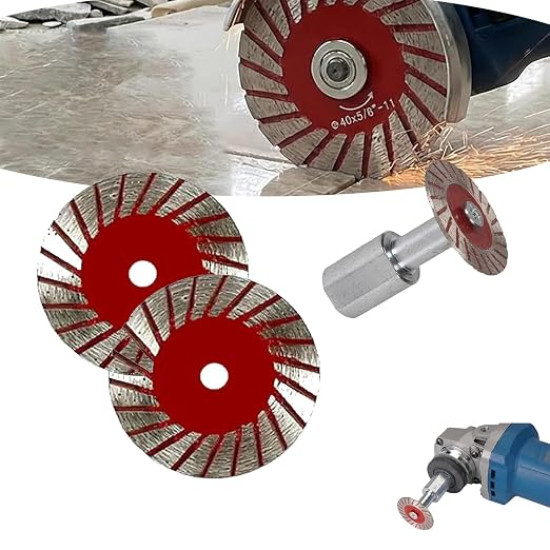 Professional Diamond Saw Blade Set for Granite, Marble, Tile & Concrete – Precision Stone Cutting Discs (2pcs)