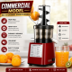Make Fresh, Healthy Juice at Home – Cold Press Slow Juicer with Large Feed Chute