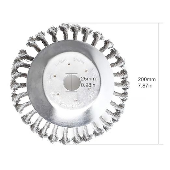 Clear Weeds & Moss Fast – Heavy-Duty Steel Wire Weed Trimmer Head