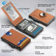 Slim, Secure & Built for Everyday Carry – Minimalist RfID Pop-Up Wallet for Men