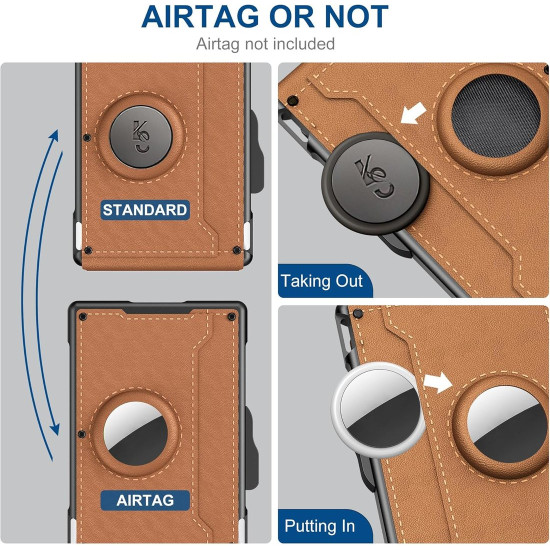 Slim, Secure & Built for Everyday Carry – Minimalist RfID Pop-Up Wallet for Men