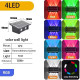 Light Up Your Outdoors in Style – Solar Wall Lights Multi-Color LED