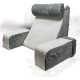 Reading Pillow with Arms – Back Support Cushion with Storage Pocket for Bed, TV & Gaming