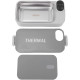 Rechargeable Heated Lunch Box - 304 Stainless Steel Electric Food Warmer with Digital Display I Perfect for Work, School, Car & Travel