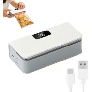 USB-C Rechargeable Mini Bag Sealer with Cutter – 2-in-1 Portable Heat Sealer for Food Storage Bags with Magnetic Base & 6 Heat Levels