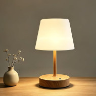 Rechargeable Waterproof Table Lamp – Cordless LED Touch Lamp with 3-Color Dimming & 4000mAh Battery