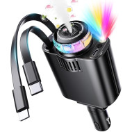 Retractable Car Charger with Starlight