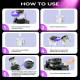 Retractable Car Charger with Starlight Retractable Car Charger with Starlight