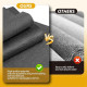 Reusable Lint-Free Microfiber Cleaning Cloth for Glass, Mirrors, Windows & Cars