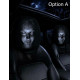 Scary Car Headrest Covers (2-Pack) – Universal Horror Car Seat Covers for Halloween, Cosplay & Spooky Vehicle Decor