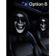 Scary Car Headrest Covers (2-Pack) – Universal Horror Car Seat Covers for Halloween, Cosplay & Spooky Vehicle Decor