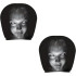 Scary Car Headrest Covers (2-Pack) – Universal Horror Car Seat Covers for Halloween, Cosplay & Spooky Vehicle Decor 