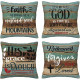 Bring Faith & Inspiration to Your Home – Christian Throw Pillow Covers 16inch  (Set of 4)