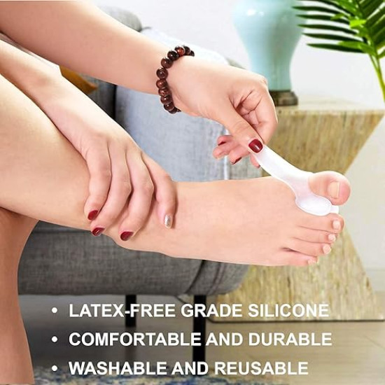 Silicone Toe Separator Bunion Corrector (2pcs)