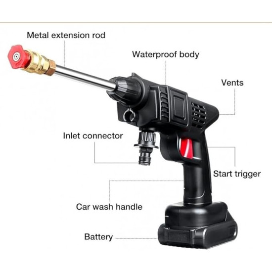 Single Jet Portable Cordless Pressure Washer Single Jet Portable Cordless Pressure Washer