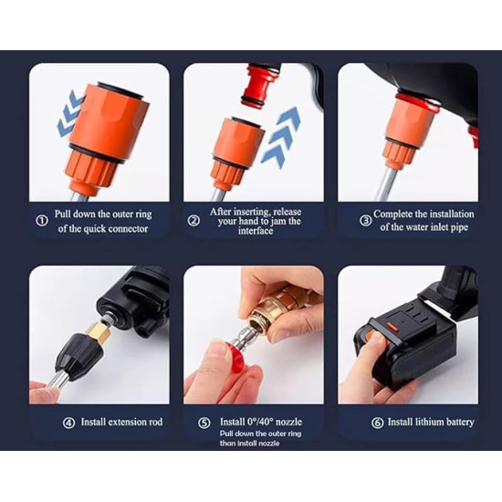 Single Jet Portable Cordless Pressure Washer Single Jet Portable Cordless Pressure Washer