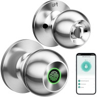 Smart Fingerprint Door Lock – Rechargeable Biometric Door Knob with App Control for Home, Office & Apartment