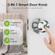 Smart Fingerprint Door Lock – Rechargeable Biometric Door Knob with App Control for Home, Office & Apartment