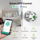 Smart Fingerprint Door Lock – Rechargeable Biometric Door Knob with App Control for Home, Office & Apartment