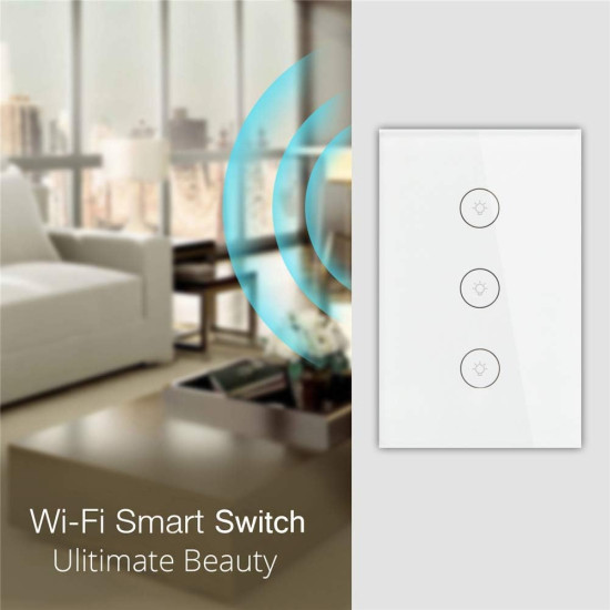 Control Your Lights from Anywhere – WiFi Smart Touch Wall Switch with App & Voice Control