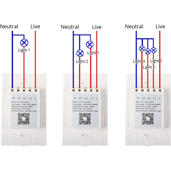 Control Your Lights from Anywhere – WiFi Smart Touch Wall Switch with App & Voice Control
