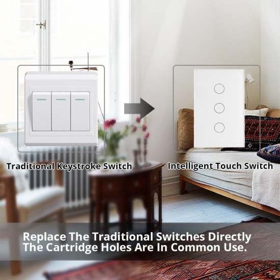 Control Your Lights from Anywhere – WiFi Smart Touch Wall Switch with App & Voice Control