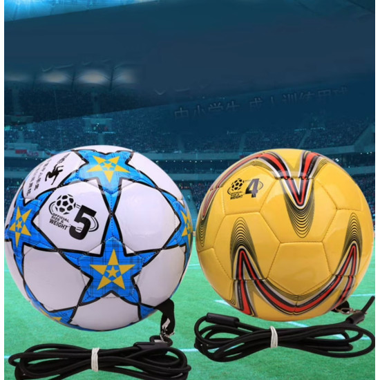 Soccer Training Trainer with Resistance Band – Football Practice Equipment for Ball Control & Skills 