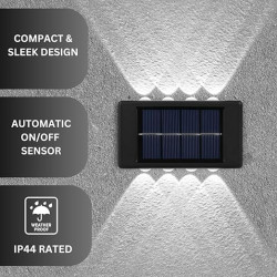 Light Up Your Outdoor Space Automatically – Solar Deck LED Lights (2pcs)