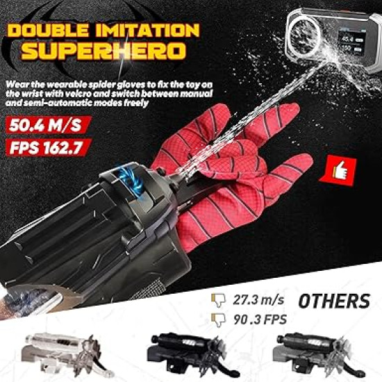 Be the Hero of Water Fights – Spider Wrist Water Blaster with Glove