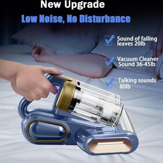 Suction Double Cup Cordless Mattress Vacuum Cleaner