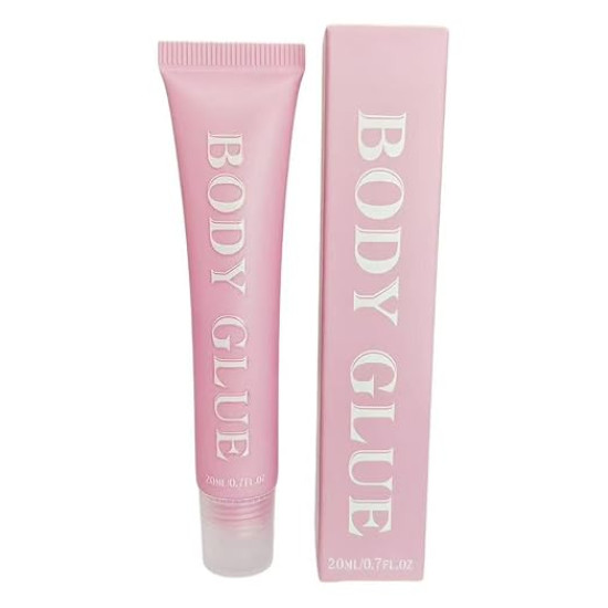 Sweat-Proof Body Adhesive Glue for Clothes, Wigs & Low-Cut Outfits – Skin Safe All-Day Hold