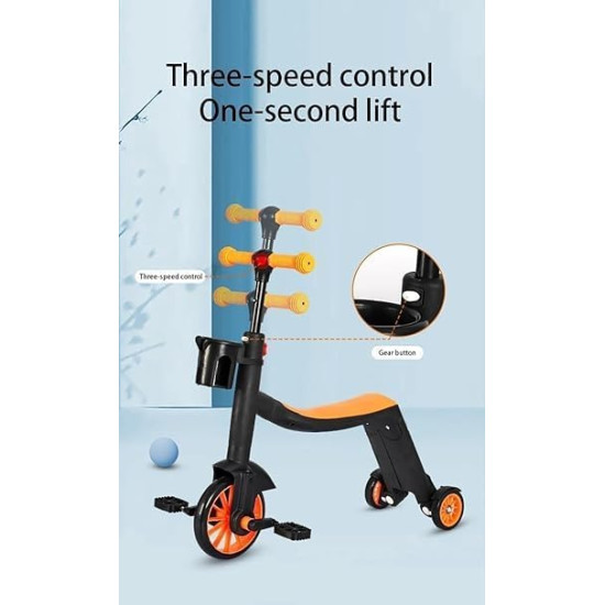 Grow, Ride & Play – 3-in-1 Kids Scooter, Balance Bike & Tricycle