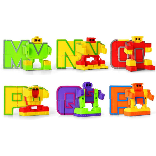 Make Learning ABC Fun – 26PCS Alphabet Robot Educational Toy Set 
