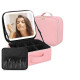 Travel Makeup Bag with LED Lighted Mirror – Portable Cosmetic Organizer for Flawless Beauty Anywhere 