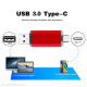 USB 3.0 Flash Drive with Type-C – High Speed Memory Stick for Android,Type C IPhone, Laptop & PC File Storage