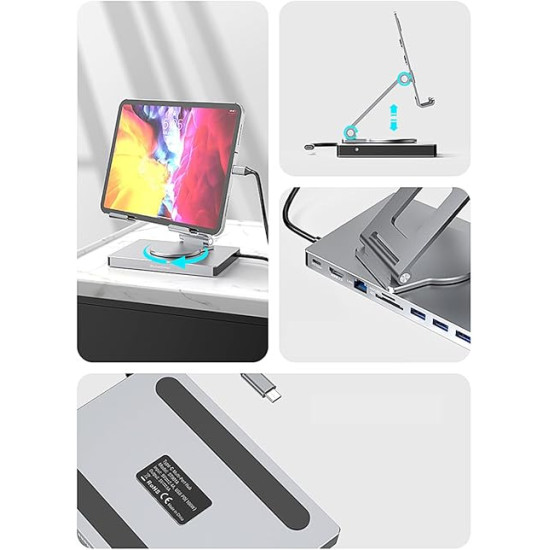 Ultimate Docking Station, Boost Productivity Anywhere – USB-C Hub with Multi-Port Connectivity