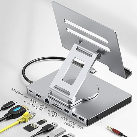 Ultimate Docking Station, Boost Productivity Anywhere – USB-C Hub with Multi-Port Connectivity