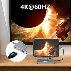 Ultimate Docking Station, Boost Productivity Anywhere – USB-C Hub with Multi-Port Connectivity