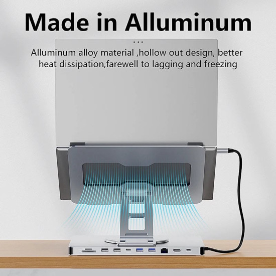Ultimate Docking Station, Boost Productivity Anywhere – USB-C Hub with Multi-Port Connectivity