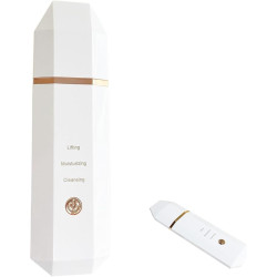 Ultrasonic Facial Skin Scrubber Spatula – Deep Pore Cleansing & Glowing Skin
