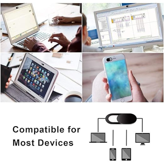 Protect Your Privacy Instantly – Sliding Universal Webcam Camera Lens Cover 